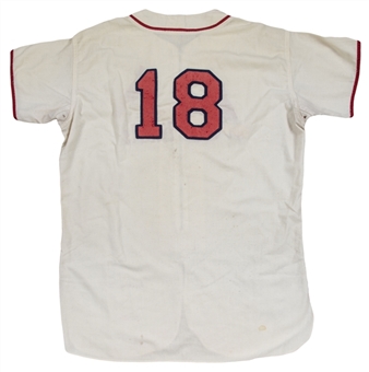 1953 Del Rice Game Used St. Louis Cardinals Home Flannel Jersey 